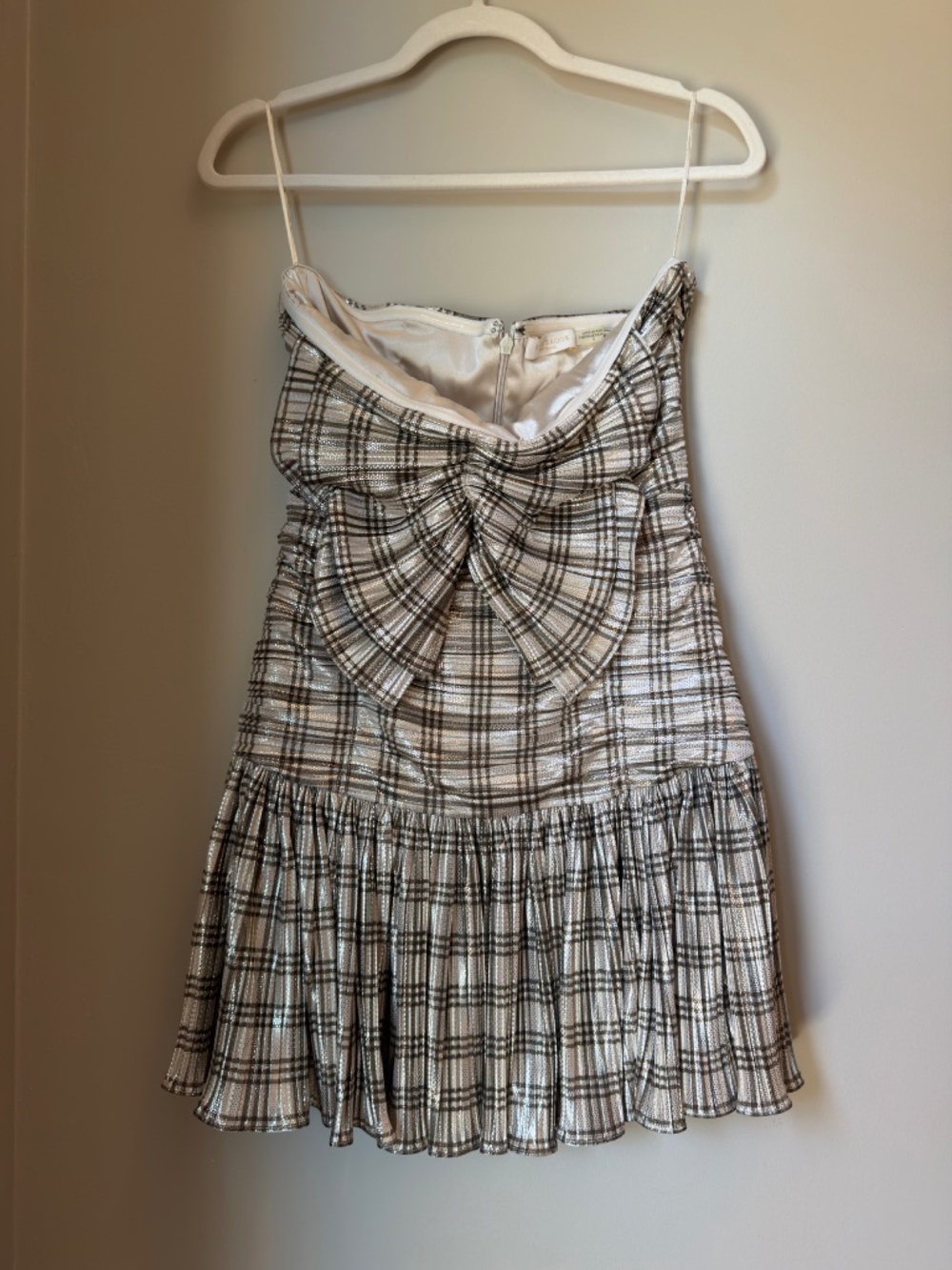 Ramy Brook Metallic Strapless Mini Dress 4
